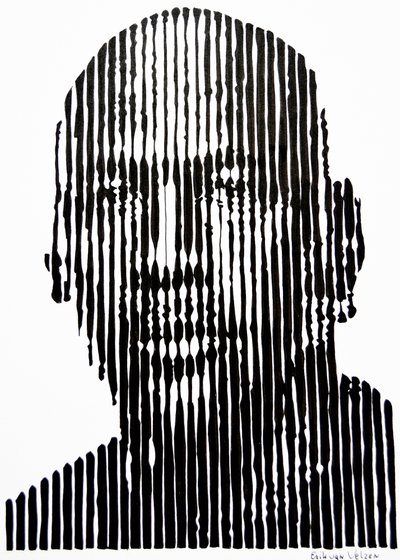 Streszczenie: Linia, twarz autorstwa Erik Van Velzen