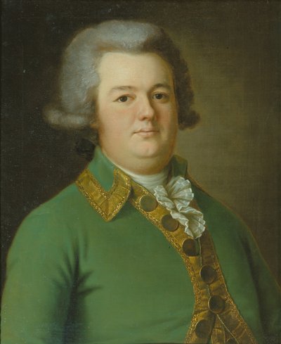 Portret Wasilija Iwanowicza Lichaczowa, 1791 autorstwa Ermolay Dementyevich Kamezhenkov