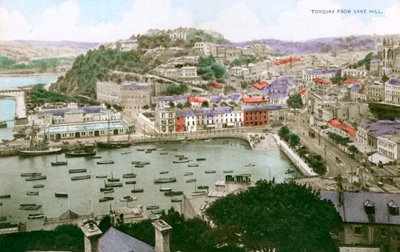 Torquay, Devon, początek XX wieku. autorstwa Ern Bishop
