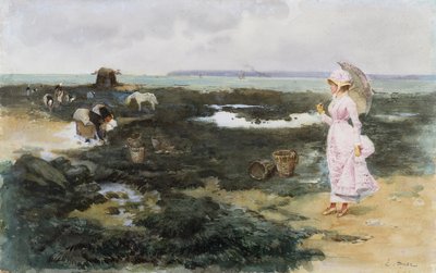 Na plaży, autorstwa Ernest Ange Duez