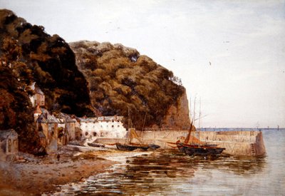 Hotel Red Lion, ok. 1890 (akwarela na papierze) autorstwa Ernest Arthur Rowe