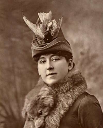Amy Roselle, brytyjska aktorka, 1887 autorstwa Ernest Barraud