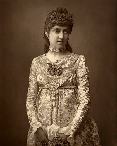 Angela Fenton, brytyjska aktorka, 1887. autorstwa Ernest Barraud