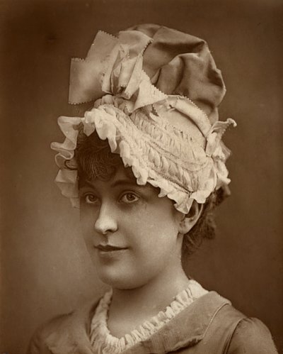 Geraldine Ulmar, amerykańska piosenkarka i aktorka, 1887 autorstwa Ernest Barraud