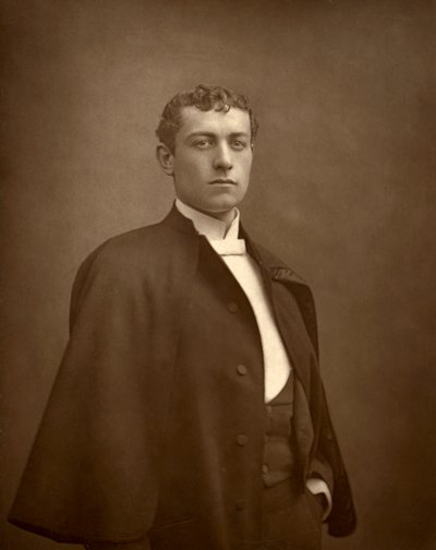 Lewis Waller, brytyjski aktor, 1887 autorstwa Ernest Barraud