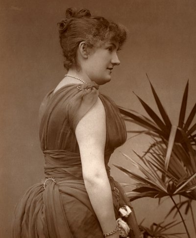 Miss Edith Woodworth, brytyjska aktorka, 1888 autorstwa Ernest Barraud
