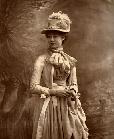 Violet Vanbrugh, brytyjska aktorka, 1887. autorstwa Ernest Barraud