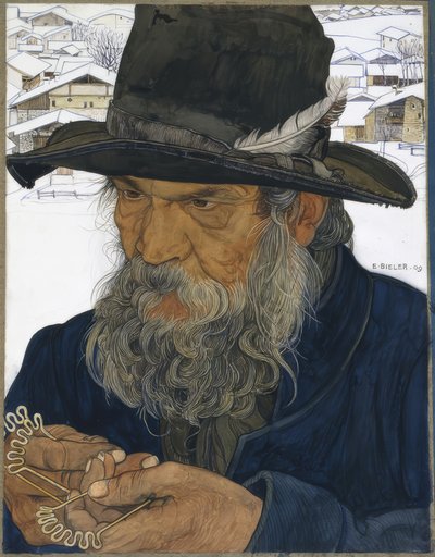 Nagelschmied w Granois autorstwa Ernest Bieler