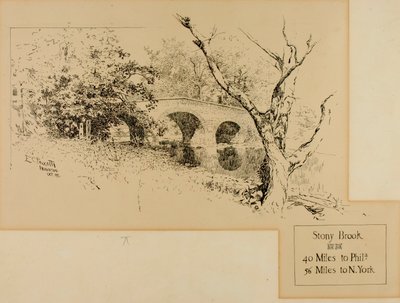 Brook Bridge autorstwa Ernest C. Peixotto