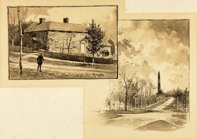 Dom/pomnik w lesie autorstwa Ernest C. Peixotto