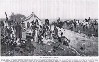 Poranek Waterloo, ilustracja z „Hutchinson