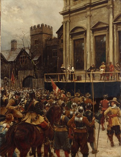 Whitehall, 30 stycznia 1649, 1890 autorstwa Ernest Crofts