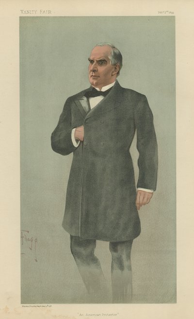 William McKinley (kolorowa litografia) autorstwa Ernest Flagg