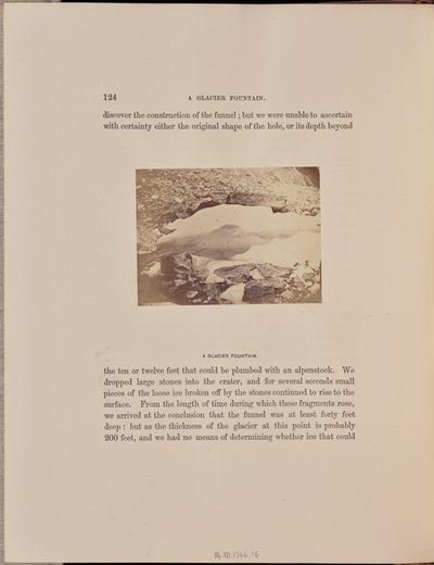 Fontanna lodowcowa autorstwa Ernest H. Edwards
