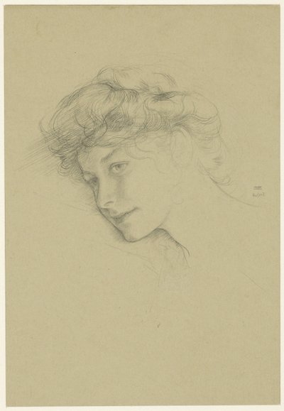 Portret młodej kobiety autorstwa Ernest Haskell