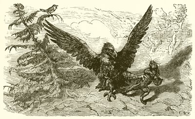Wróbel i Zając autorstwa Ernest Henry Griset
