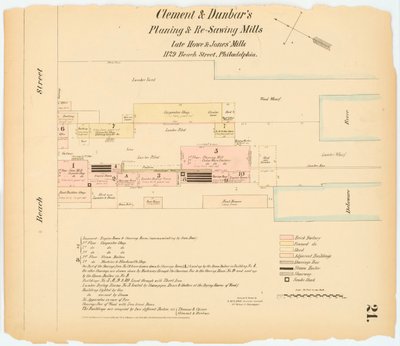 Hexamer General Survey; tom 1, tablica 21, 1866 (rycina ręcznie kolorowana) autorstwa Ernest Hexamer