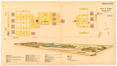 Ogólny przegląd heksamerów; tom 25, płyta 2432-2433, 1891 (rycina ręcznie kolorowana) autorstwa Ernest Hexamer