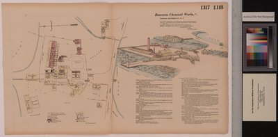 Tom 14, Rancocas Chemical Works, Hexamer General Surveys, Burlington, New Jersey, 1878 autorstwa Ernest Hexamer