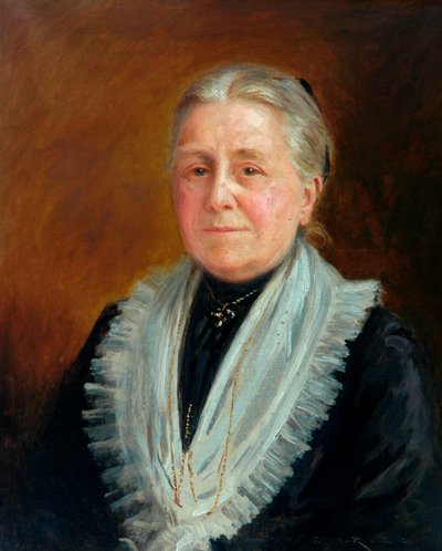 Pani Mary Anna Foster (olej na płótnie) autorstwa Ernest Higgins Rigg