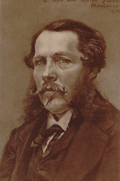 Portret pianisty i kompozytora Alfreda Quidanta 1815-1893, 1872. autorstwa Jean Louis Ernest Meissonier
