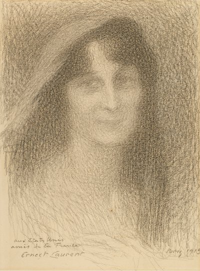 Głowa kobiety autorstwa Ernest Joseph Laurent