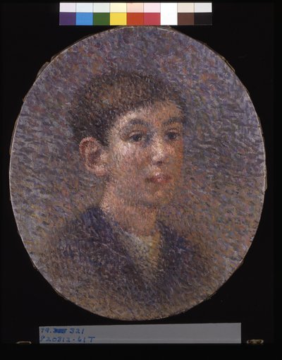 Portret chłopca, data nieznana (olej na płótnie) autorstwa Ernest L. Bonnotte