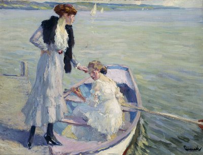 Wzdłuż Kanału autorstwa Ernest Lawson