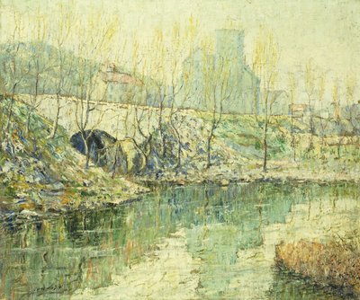 Wczesna wiosna autorstwa Ernest Lawson