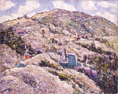 Wydobycie złota, Cripple Creek autorstwa Ernest Lawson