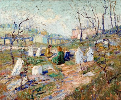 Cmentarz autorstwa Ernest Lawson