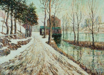 Topniejący śnieg autorstwa Ernest Lawson