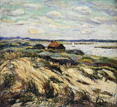 Chatka nad Zatoką autorstwa Ernest Lawson