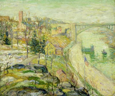 Most Waszyngtona, Nowy Jork autorstwa Ernest Lawson