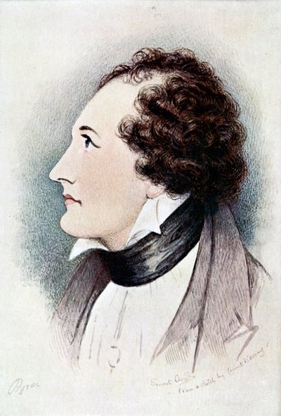 Lord Byron, poeta anglo-szkocki, początek XIX wieku autorstwa Ernest Lloyd