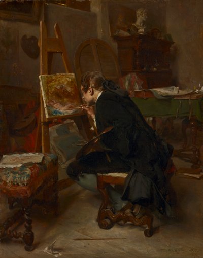 Malarz, 1855. autorstwa Jean Louis Ernest Meissonier