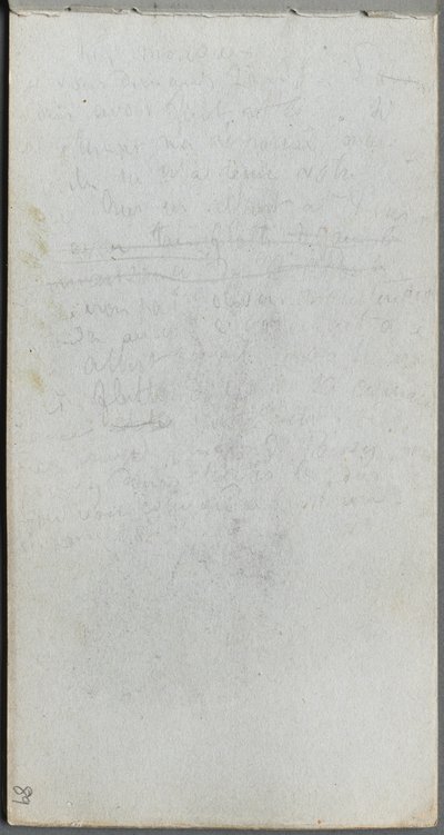 Szkicownik, strona 89: Notatki. autorstwa Jean Louis Ernest Meissonier