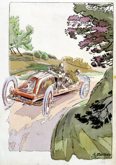 Obwód Sarthe w Renault autorstwa Ernest Montaut