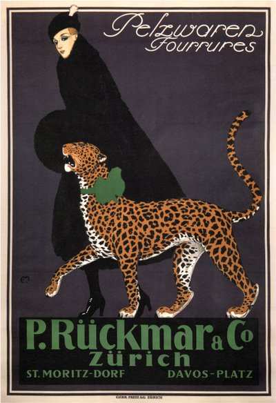 Wyroby futrzane P. Rückmar & Co, c. 1910 autorstwa Ernest Montaut