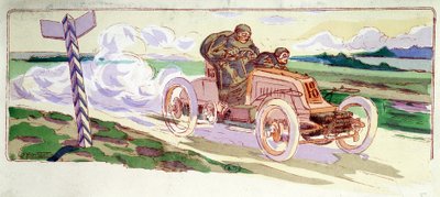 Wyścig Paryż Berlin autorstwa Ernest Montaut