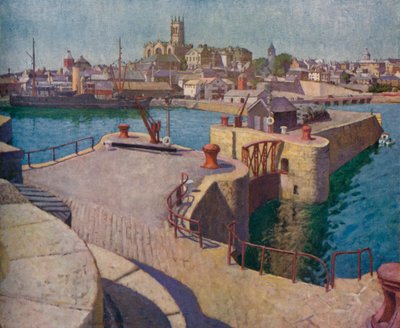 Penzance, XX w. autorstwa Ernest Procter