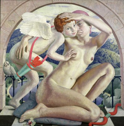 Psotny chłopiec autorstwa Ernest Procter