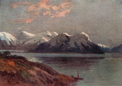 Cieśnina Magellana (kolor lito) autorstwa Ernest William Christmas
