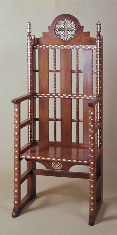 Stajnia chórowa, pocz. XX w. (orzech) autorstwa Ernest William Gimson