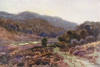 By Broomy Water (kolor lito) autorstwa Ernest William Haslehust