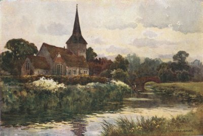 Fordwich (kolor lito) autorstwa Ernest William Haslehust