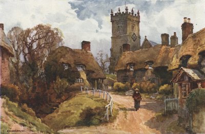 Godshill (kolor lito) autorstwa Ernest William Haslehust