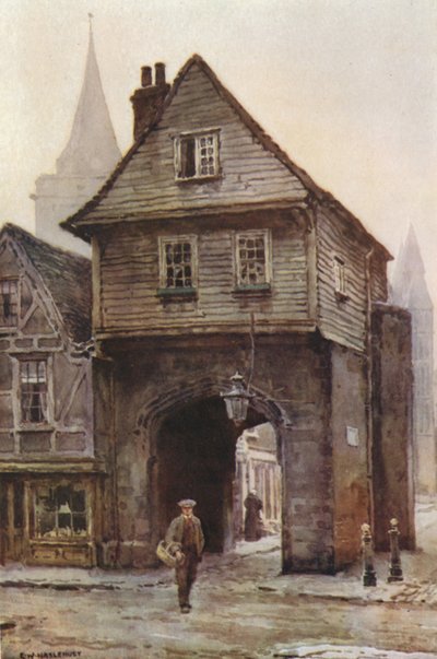 Brama Jaspera (kolor lito) autorstwa Ernest William Haslehust