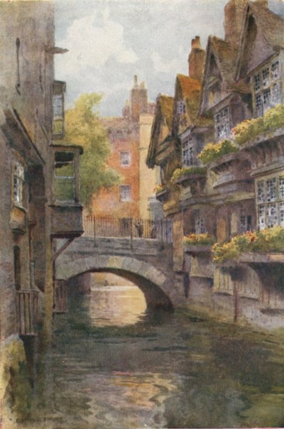 The Canterbury Weavers (kolor lito) autorstwa Ernest William Haslehust