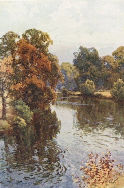 Dee at Eaton (kolor lito) autorstwa Ernest William Haslehust
